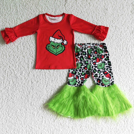 Wholesale Baby Girls Clothes Set Fashion Christmas Kids Outfits Sister Clothing GLP0151