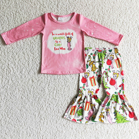 Fashion Toddler Baby Girl Clothes Christmas Boutique Kids Outfits GLP0208 11.5