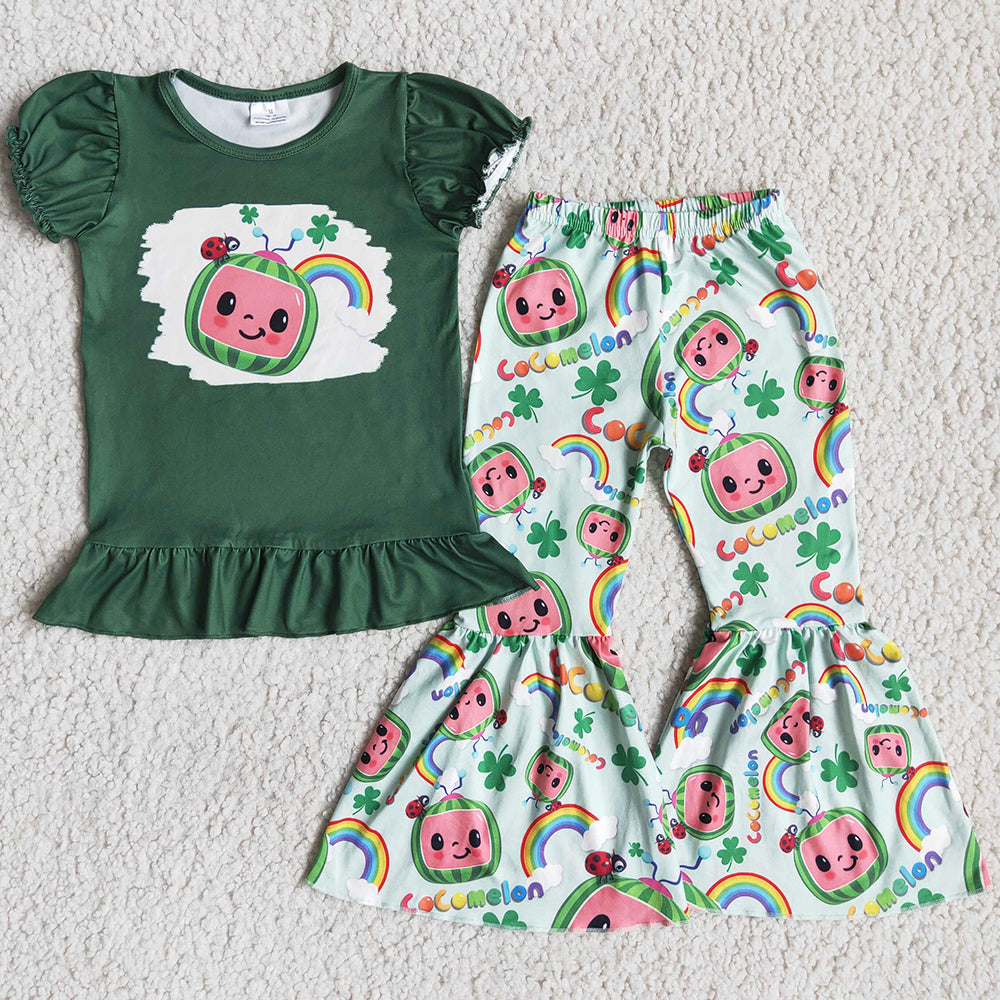 Baby Girls Clothes St. Patrick Day Boutique Kids Clothes Girl Boutique Outfits D9-2 3.1