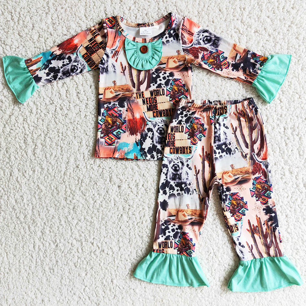 Boutique Girls Pajamas Sleepwear Set 6 A7-4