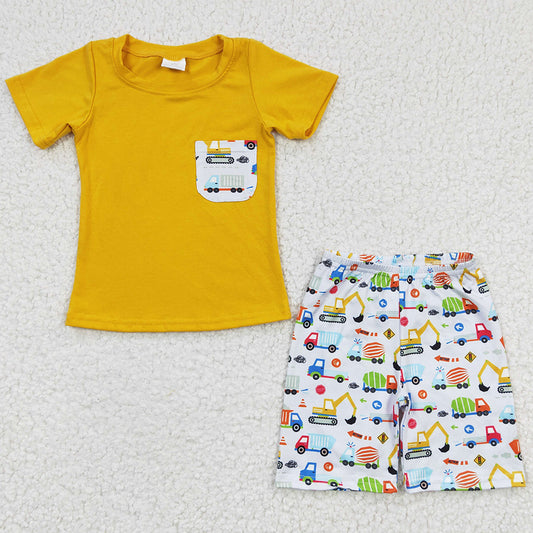 Boutique Baby Boys Clothes Summer Short Sets BSSO0122 5.7