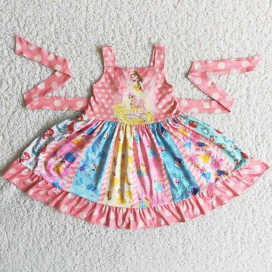 Wholesale Baby Girls Dresses Boutique Girls Twirl Dress Fashion A9-14