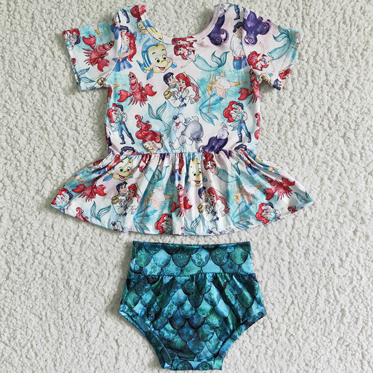 Fashion Baby Girl Clothes Bummie Sets Summer Girls Clothes Bummies Outfits GBO0035
