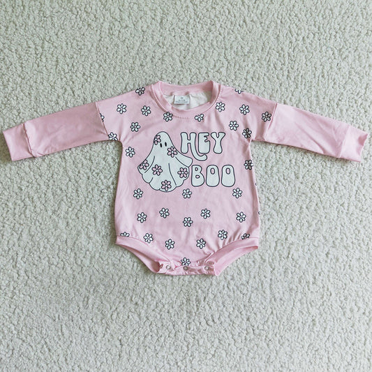 Cute Halloween Girls Romper Ghost Printed LR0054