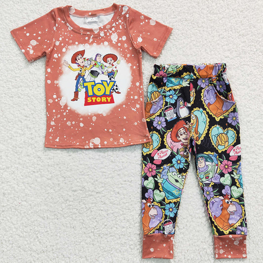 Boutique Baby Boys Clothes Short Sleeve Pants Set GSPO0469