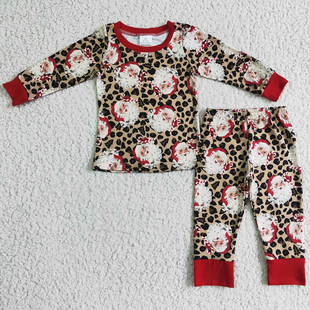 Christmas Boys Pajamas Santa Claus Boutique Kids Pajamas Girls Sleepwear BLP0080 10.3
