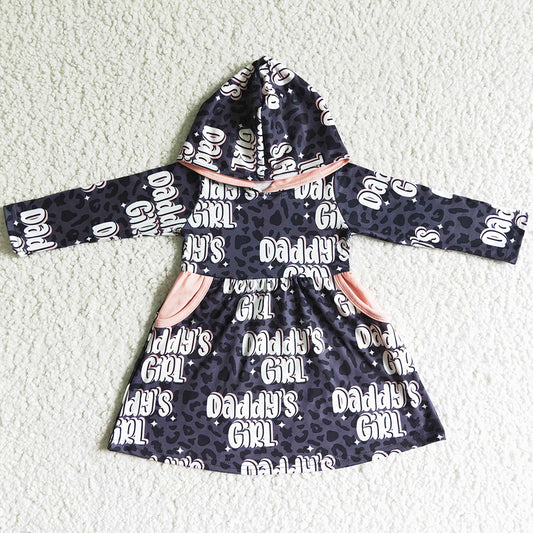 New Fashion Baby Girl Dress Hoodie Dresses Daddys Girls Boutique Kids Clothes Girls Dresses GLD0002
