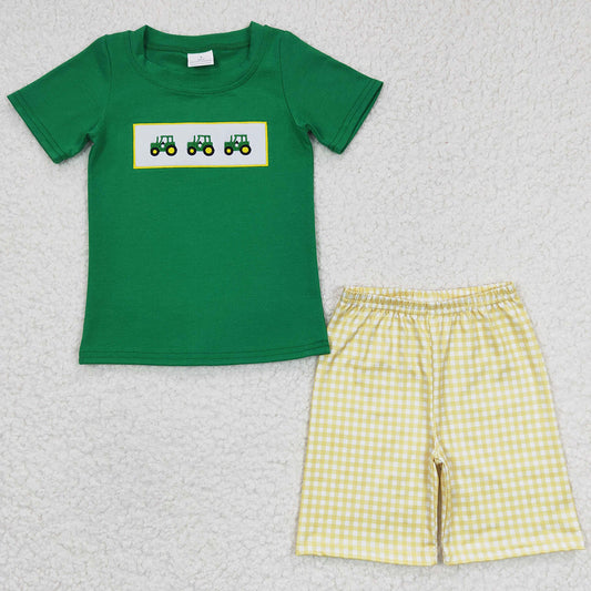 Boutique Embroidery Boys Summer Clothing Set BSSO0126 5.16