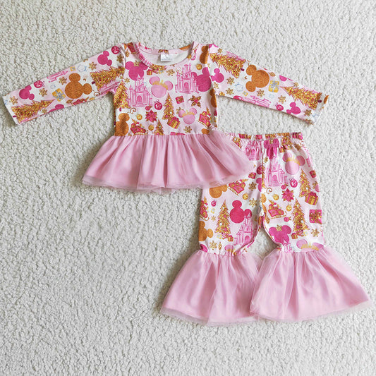 New Design Baby Girls Clothes Boutique Long Sleeve Outfits GLP0300