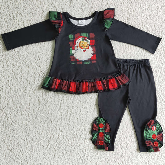 Wholesale Baby Girls Clothes Christmas Santa Claus Children Outfits GLP0259 9.5