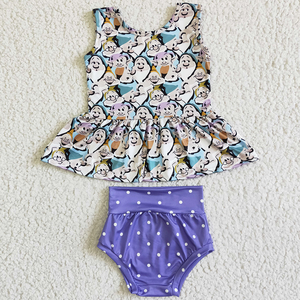 Baby Girl Clothes Bummie Sets Summer Toddler Girls Clothes Bummies Outfits GBO0037