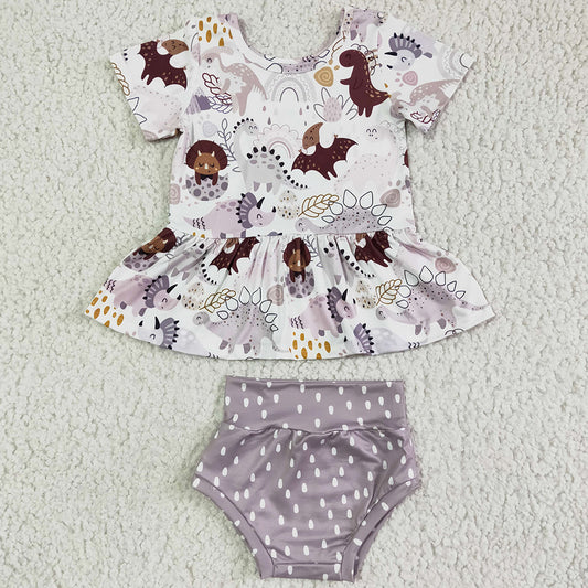 Baby Girl Clothes Bummie Sets Summer Toddler Girls Clothes Bummies Shorts Outfits GBO0031 3.1