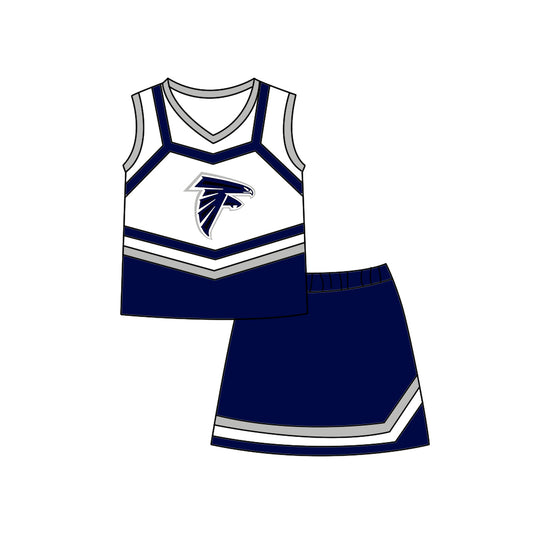 Preorder (moq 5)Baby Girls Clothes Boutique Sleeveless Top Skirts Sets