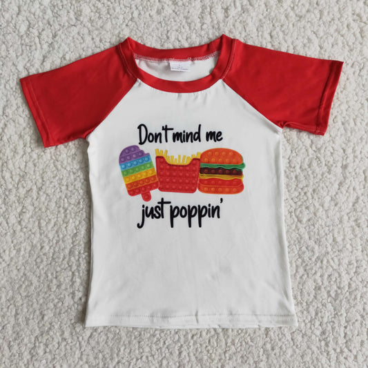 Baby Boys T-shirt Short Sleeve Boys Clothing Tops D6-18