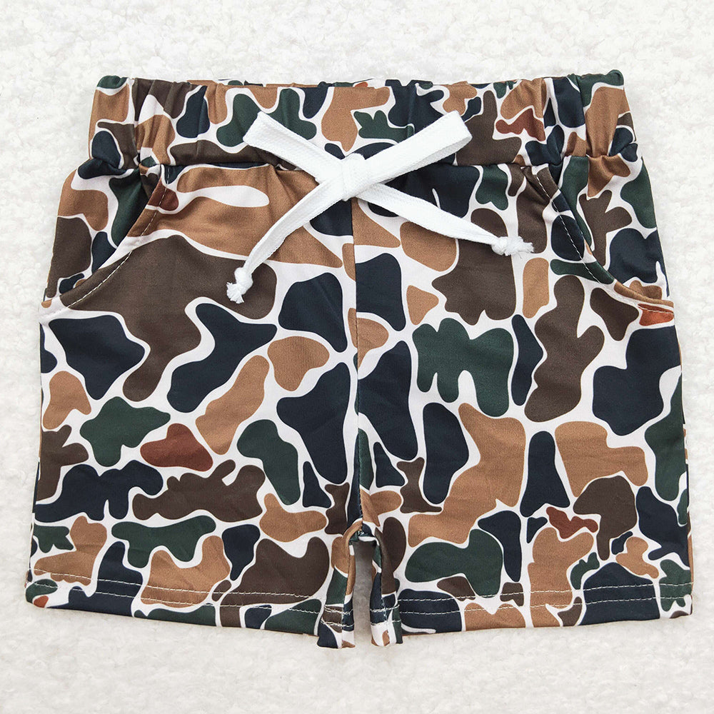 Baby Boys Shorts Brown Camo Summer Shorts Bottoms SS0359