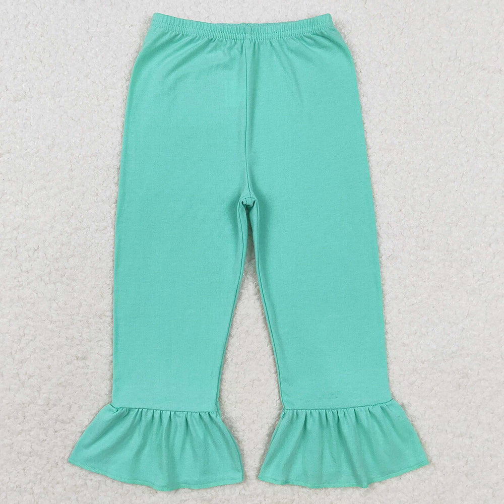 Baby Girls Pants Cotton Ruffle Bottom Pants P0661