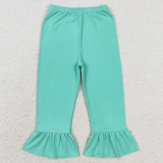 Baby Girls Pants Cotton Ruffle Bottom Pants P0661