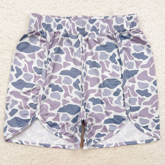 Adult Women Shorts Grey Camo Summer Shorts SS0363