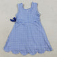 Baby Girls Dress Blue Checked Yoga Active Scallop Shorts Knee Length Dresses GSD3427