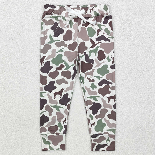 Baby Boys Pants Ducks Dogs Hunting Camo Bottoms Pants P0660