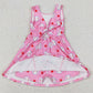 Baby Girls Athletic Dress Baseball Stars Yoga Active Wear Skort Knee Length Dresses GSD2135