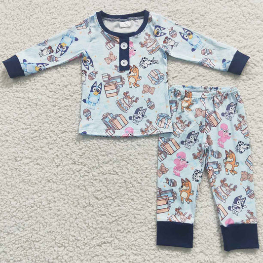 Boutique Kids Boys Pajamas Birthday Clothing Sleepwear BLP0184