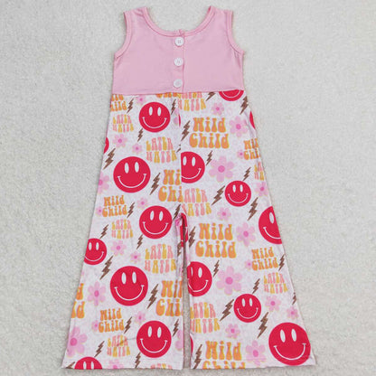 Baby Girls Jumpsuits Mama Tried Sleeveless Jumpsuits SR1195