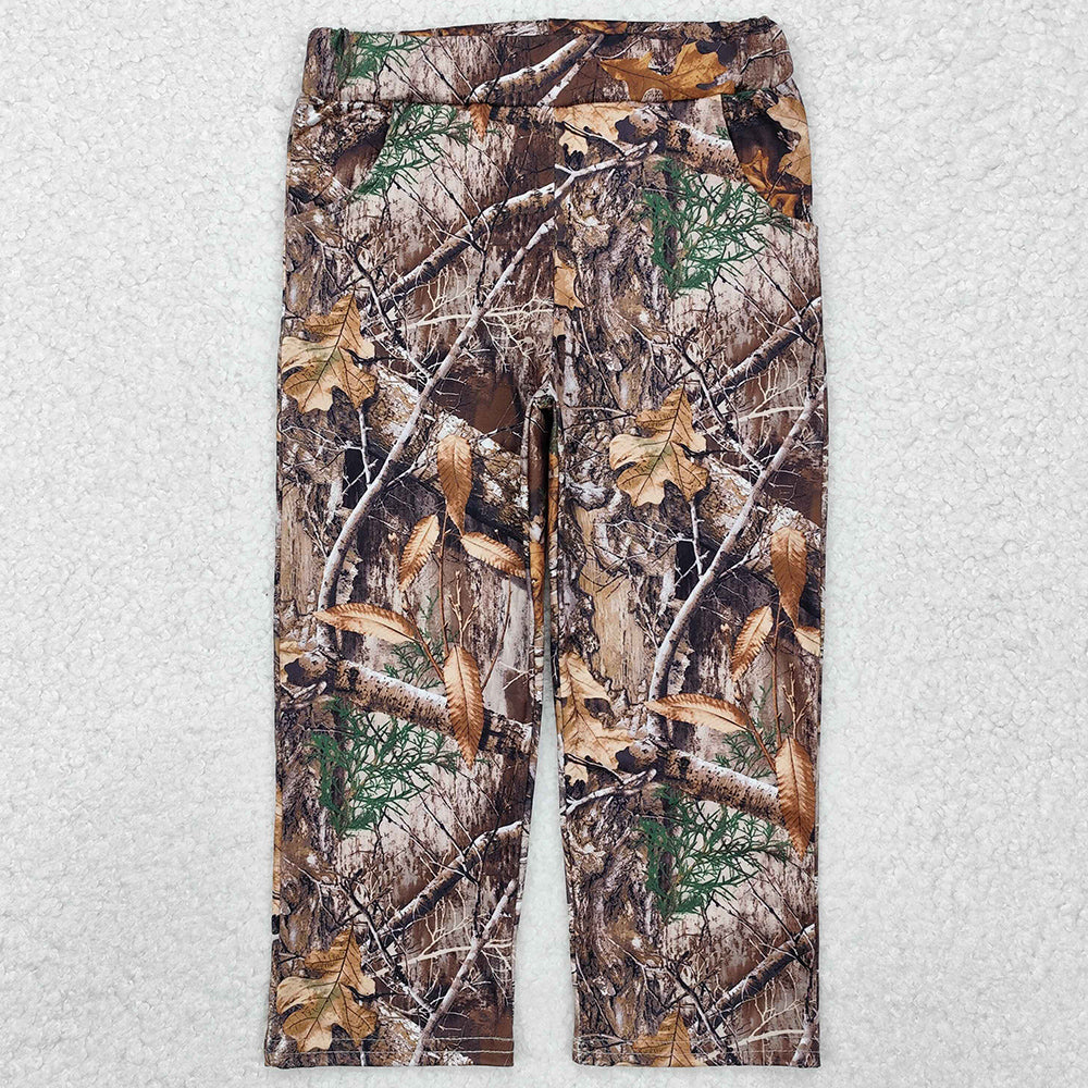 Baby Girls Pants Real Tree Camo Pockets Pants P0715