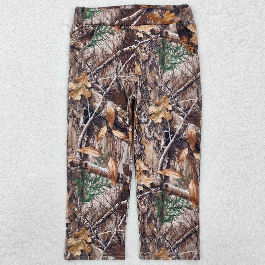 Baby Girls Pants Real Tree Camo Pockets Pants P0715