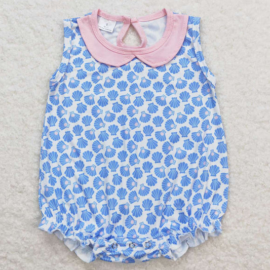 Baby Girls Rompers Summer Sea Shell Sleeveless Rompers SR1003