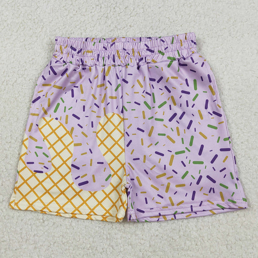Baby Boys Shorts Mardigras Sprinkles Drip Team Shorts Bottom SS0653 12.31
