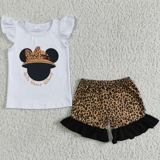 Baby Girls Clothes Set Cartoon Summer Toddler Girls Clothing Boutique Outfits A13-10