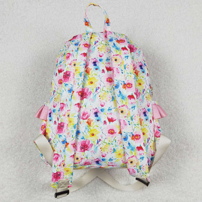 Boutique Kids Baby Girls Backpack Flower Bags BA0174
