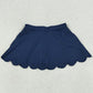 Baby Girls Navy Pockets Yoga Active Scallop Skirt Shorts Bottom GLK0236