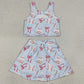 Baby Girls Clothes Bows Baseballs Vests Top Skirt Short Team Yoga Active Clothes Sets GSD3835