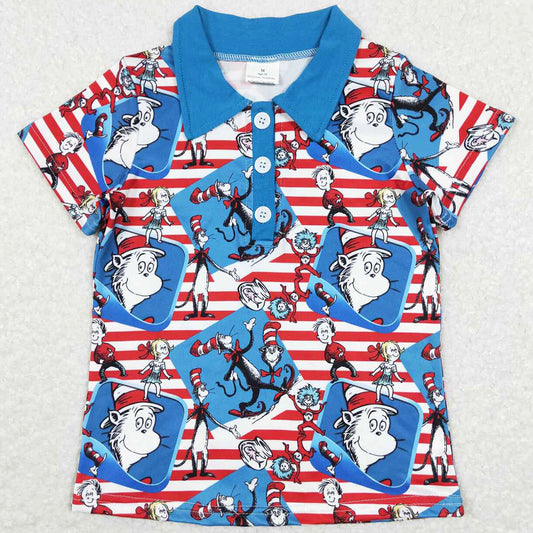 Cartoon Baby Boys Clothes Top Boutique Kids T-shirts BT0483