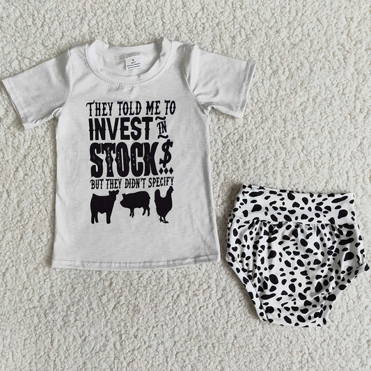 Hot Sale Kids Clothes Girls Bummies Set Cute Baby Girl Clothes Summer Bummies Outfit E2-5