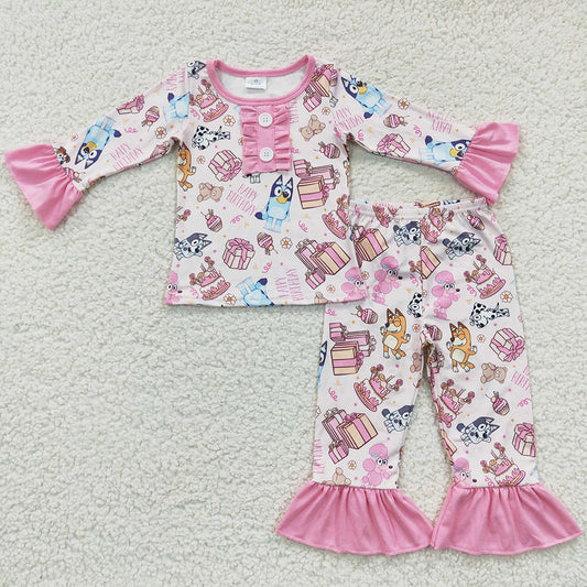 Cute Girls Pajamas Sleepwear Sets Kids Sibling Pajamas Nightwear BLP0184 GLP0454