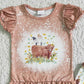 Fashion Baby Girls Clothes Set Cow Print Toddler Girls Clothing Summer Outfits GSSO0083