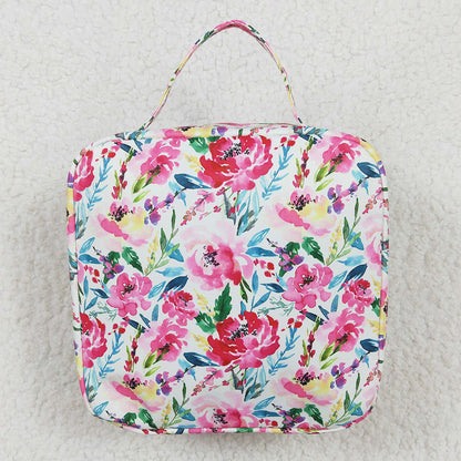 Fashion Baby Kids Girls Flowers Bows Lunch Dinnder Picnic Thermal Bags BA0102