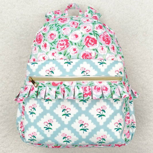 Baby Girls Backpacks Children Pink Flowers Back Bags BA0100