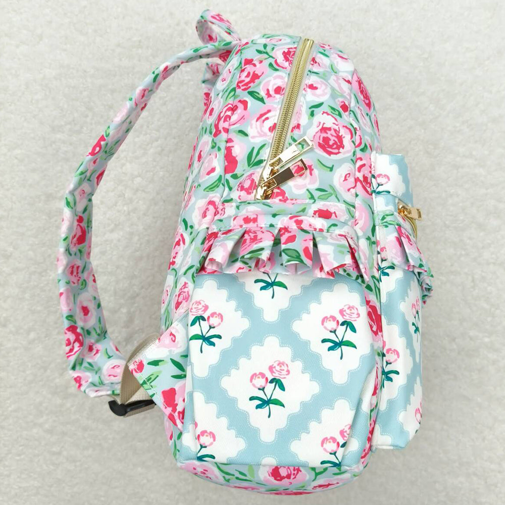 Baby Girls Backpacks Children Pink Flowers Back Bags BA0100