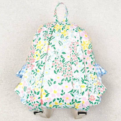 Baby Girls Backpacks Children Colorful Flowers Back Bags BA0097 8.5