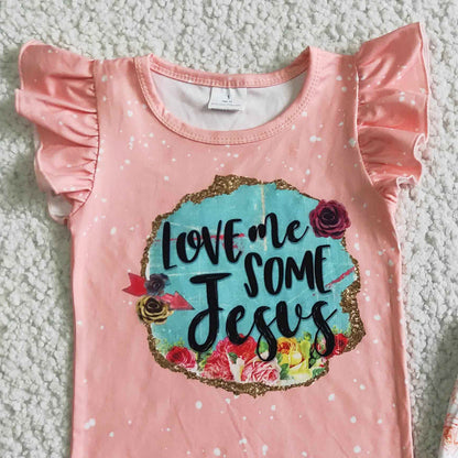 Fashion Baby Girls Clothes Summer Boutique Girls Clothing Set Wholesale Children Clothes GSSO0029