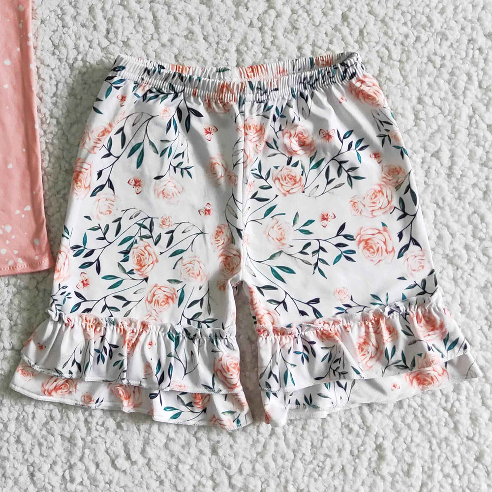 Fashion Baby Girls Clothes Summer Boutique Girls Clothing Set Wholesale Children Clothes GSSO0029