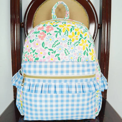 Baby Girls Backpacks Children Colorful Flowers Back Bags BA0097 8.5