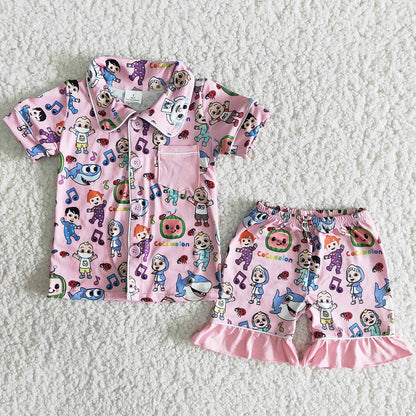 Kids Clothes Girls Pajamas Set Sibling Pajamas Boys Sleerwear Wholesale B5-15 3.25