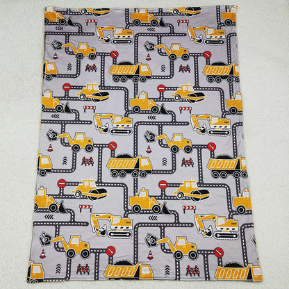 Baby Kids Blankets Excavators Tractors Blankets BL0199 10.2