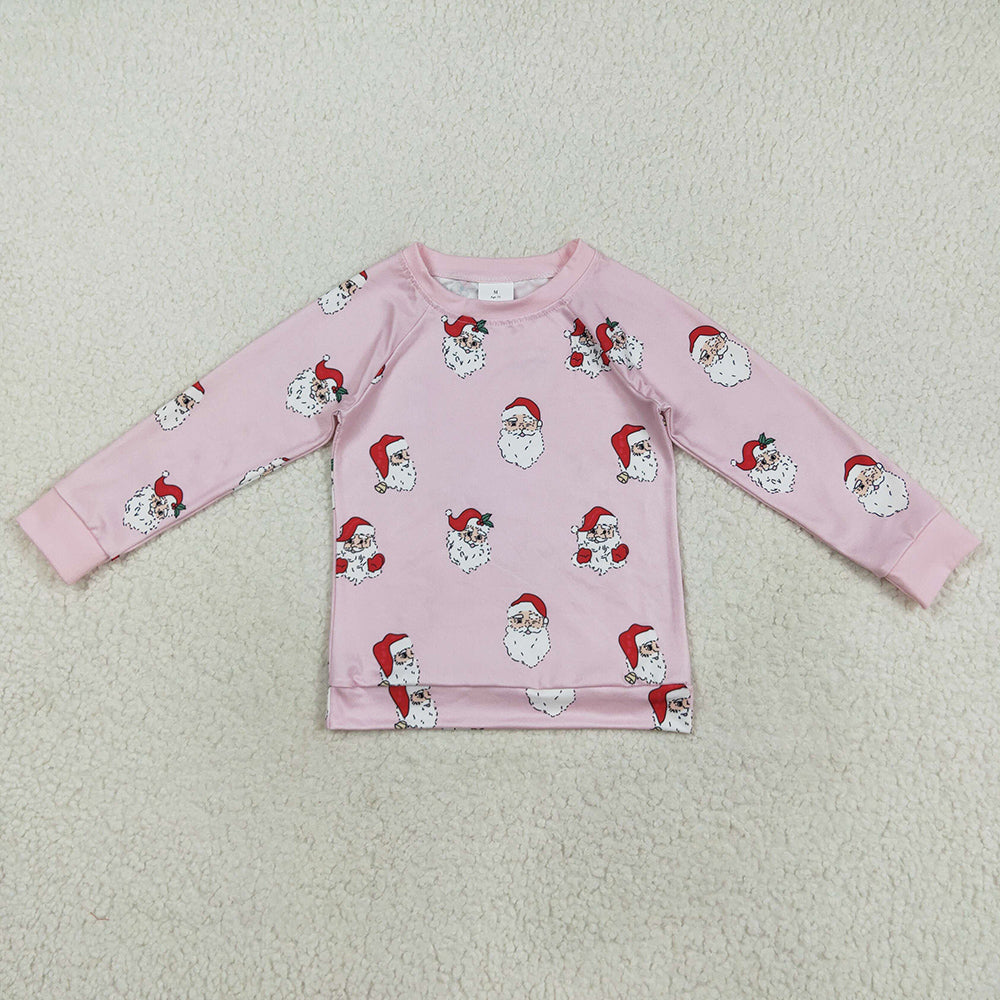 Baby Girls Clothes Tops Pink Santa Snowflake Christmas Tee Shirts Top GT1111 8.13