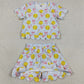 Sibling Baby Girls Bows Baseballs Softballs Top Skirt Short Team Yoga Active Scallop Clothes Sets